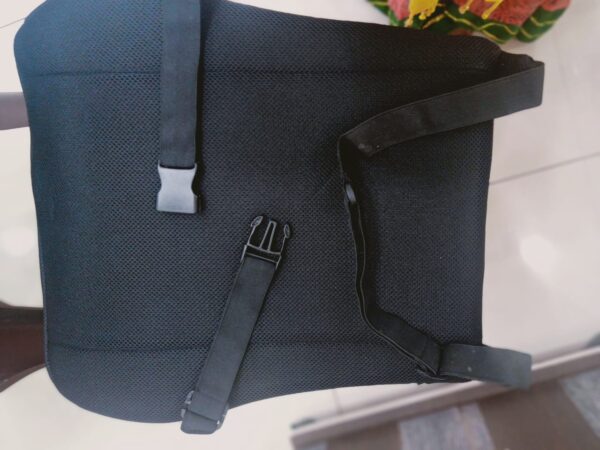 FULL BACK REST PILLOW WITH BLACK COVER