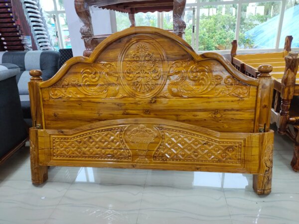 TEAKWOOD COT QUEEN 2 SIZE 6075 -2