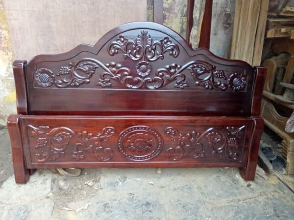 TEAKWOOD COT QUEEN 2 SIZE 6075 - 5