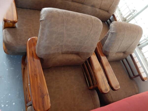 3+1+1 SOFA - TEAK -11 - Image 2