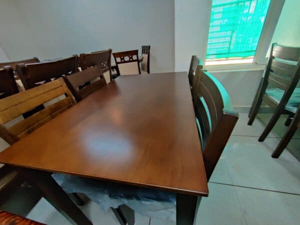 1+4 IMPORTED WOOD DINING TABLE -3