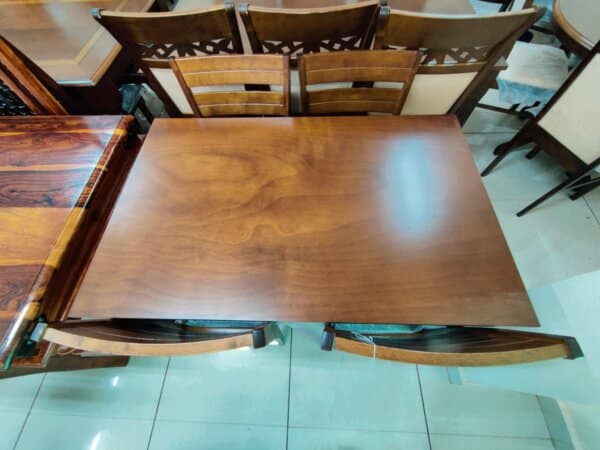 1+4 IMPORTED WOOD DINING TABLE -3 - Image 3