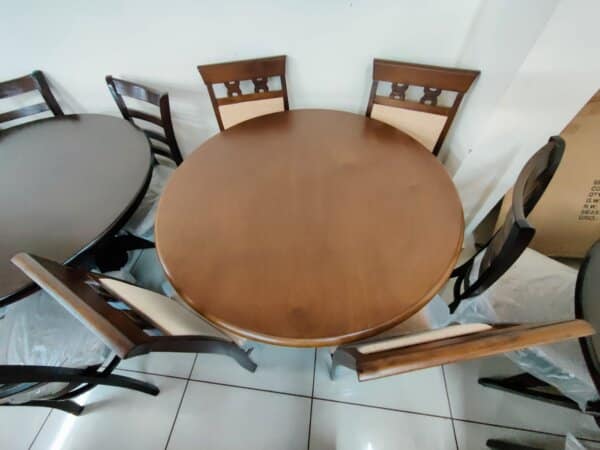 1+4 ROUND DINING TABLE -4 - Image 2