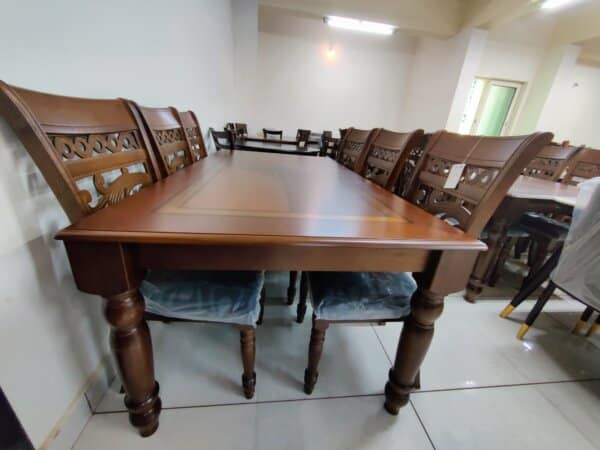 1+6 TEAKWOOD DINING TABLE -2