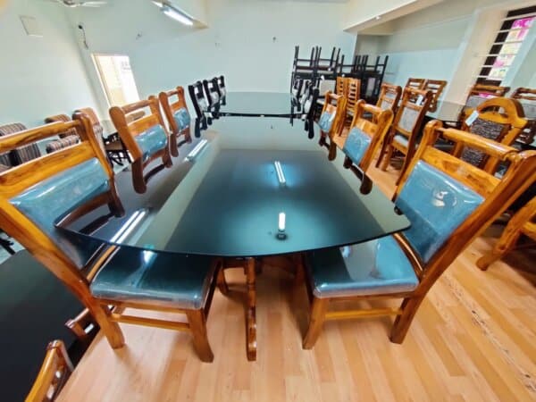 1+6 TEAKWOOD DINING TABLE -1