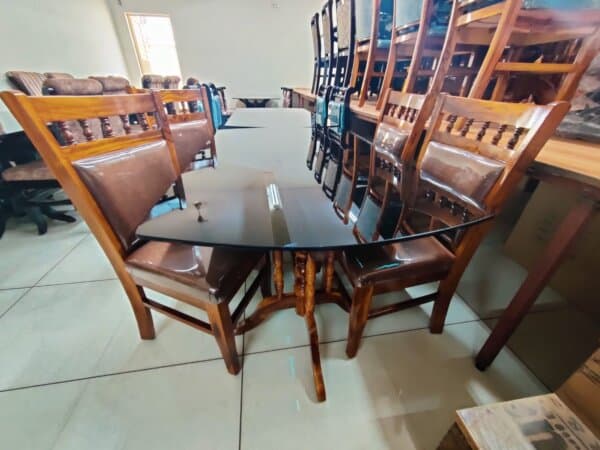 1+4 TEAKWOOD DINING TABLE -1