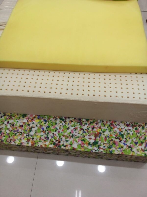 REBONDED+6" LATEX+MEMORY FOAM 72*75